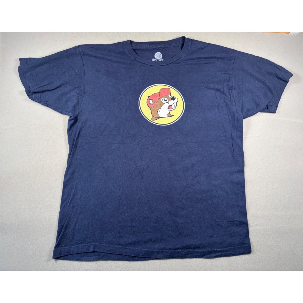 Buc-ee's Ala-Buc-ee-Bama Alabama Graphic T-Shirt Navy Blue XL Cotton